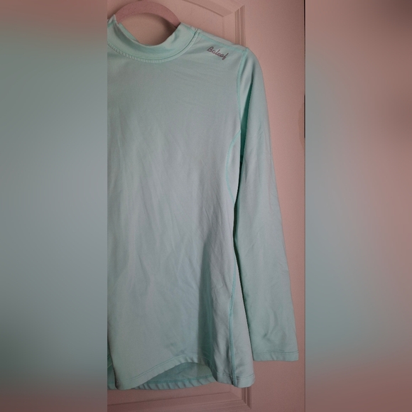 Baleadas aqua reflective compression shirt long sleeved womens medium active gym - Picture 7 of 9